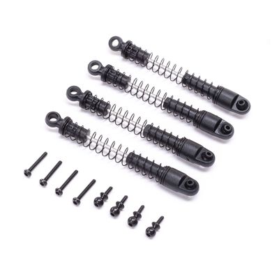 Shock Set, Assembled (4): AX24 Shock Set, Assembled (4): AX24