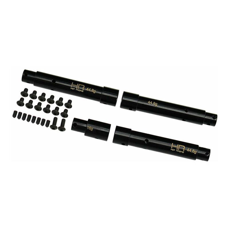 Brass Axle Tube Set: SCX PRO