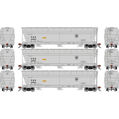 HO GEN ACF 4600 Covered Hopper, PRR #259836/259901/259966 (3) HO GEN ACF 4600 Covered Hopper, PRR #259836/259901/259966 (3)