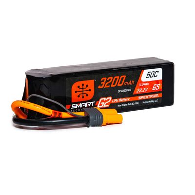 22.2V 3200mAh 6S 50C Smart G2 LiPo Battery: IC5 22.2V 3200mAh 6S 50C Smart G2 LiPo Battery: IC5