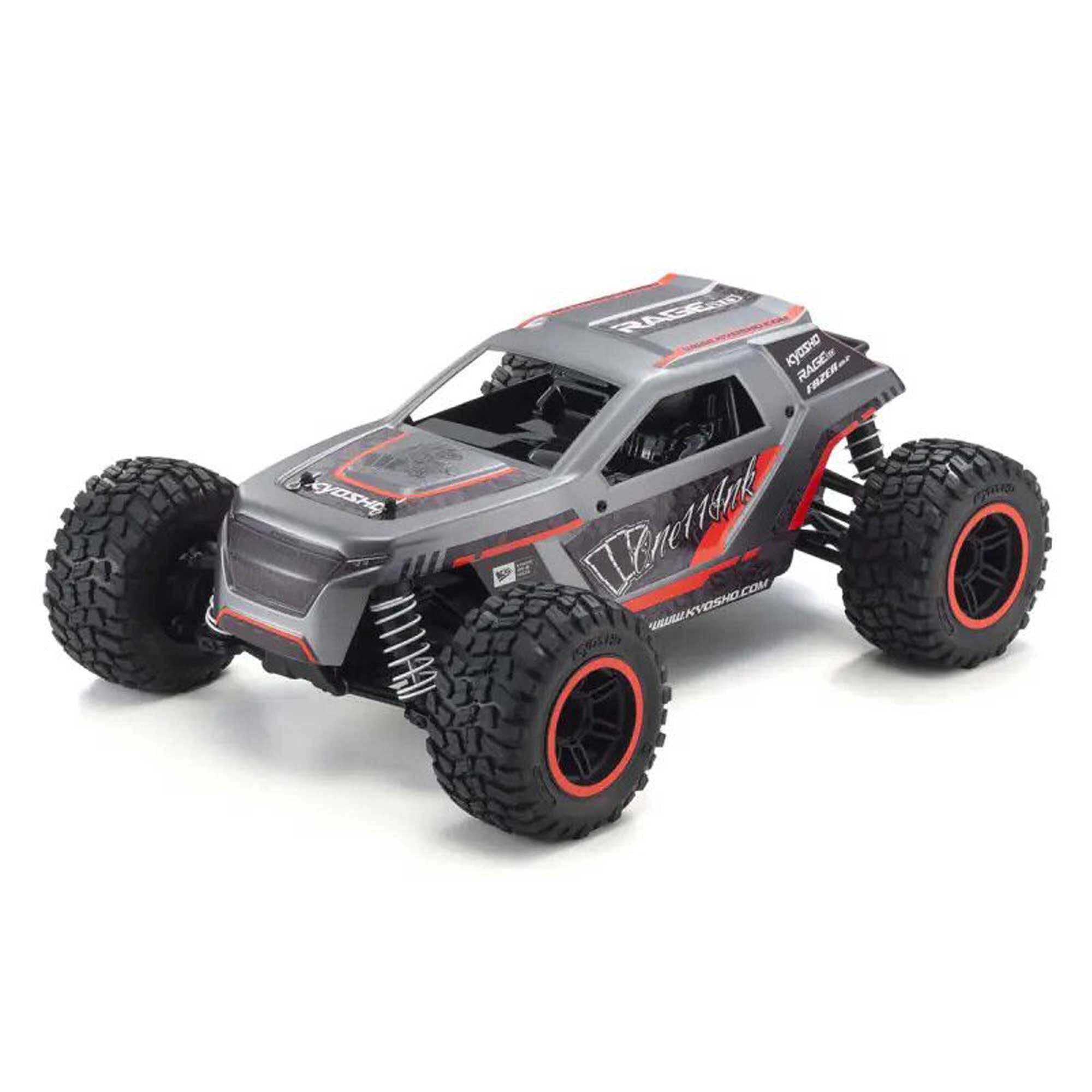 Kyosho 1/10 Fazer Mk2 Rage 2.0 4x4 Monster Truck RTR, Red