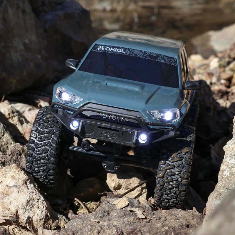 Axial 1/24 SCX24 ���Ÿ 4Runner 4X4 RTR �귯�õ� �� ũ�ѷ� (���͸� �� ������ ����), ȸ��