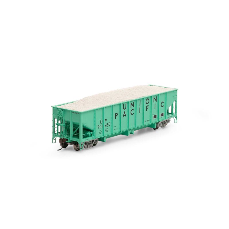 HO 40' Ribbed 3-Bay Ballast Hopper, UP #901450
