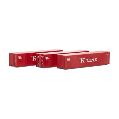 N 40' Corrugated Low-Cube Container, K Line #2 (3) N 40' Corrugated Low-Cube Container, K Line #2 (3)