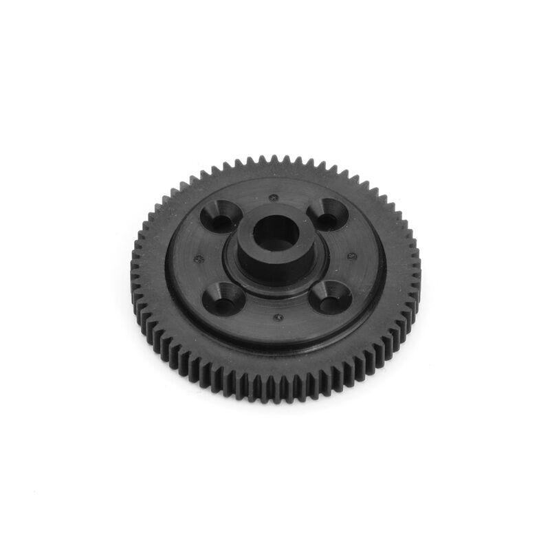 Spur Gear, 70T, 48P, Composite, Black: EB410