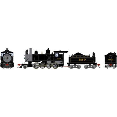 HO ATH 2-8-0 Steam Locomotive w/DCC & Sound, LN #229 HO ATH 2-8-0 Steam Locomotive w/DCC & Sound, LN #229