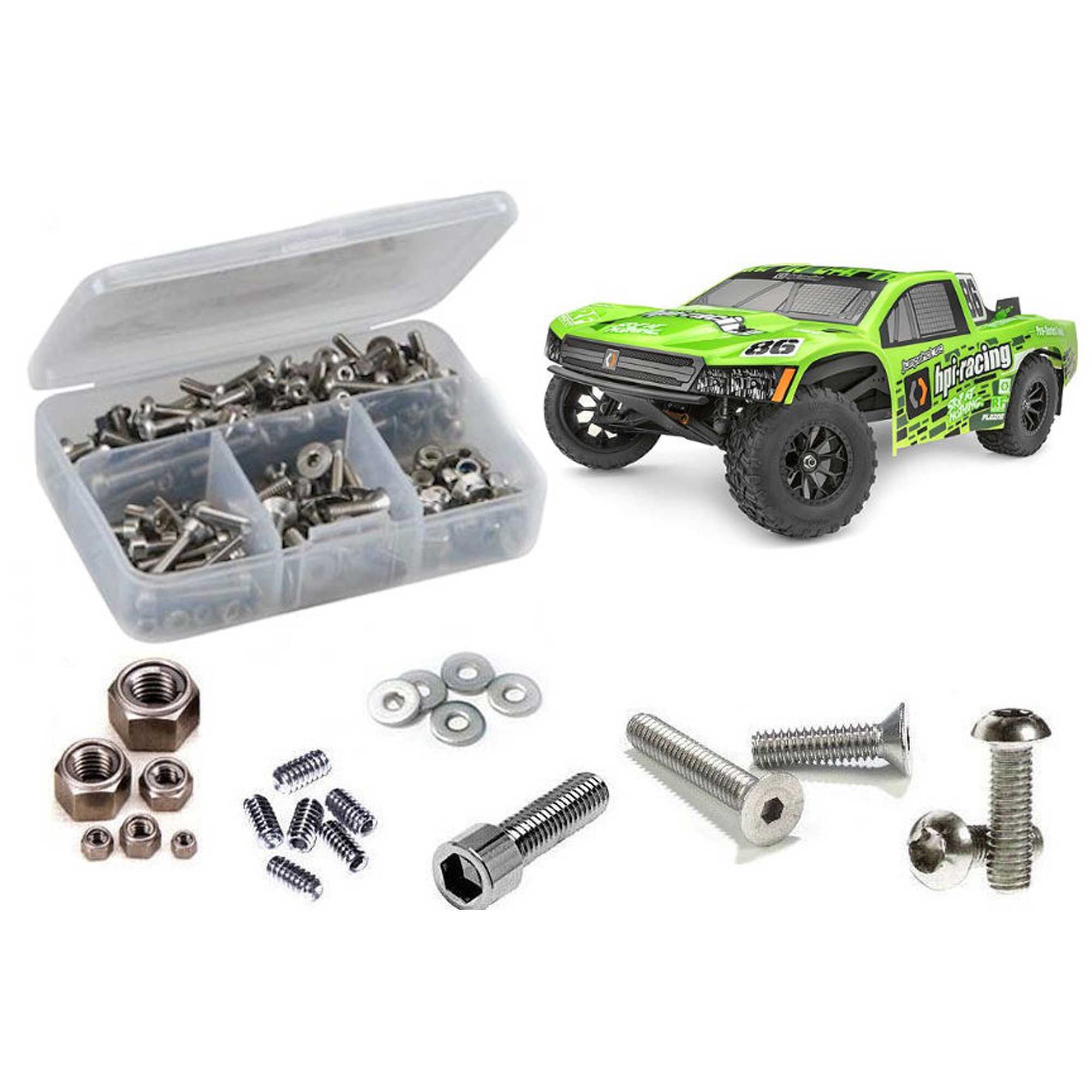 RC Screwz Stainless Steel Screw Kit, 1/10 HPI Racing Jumpshot SC