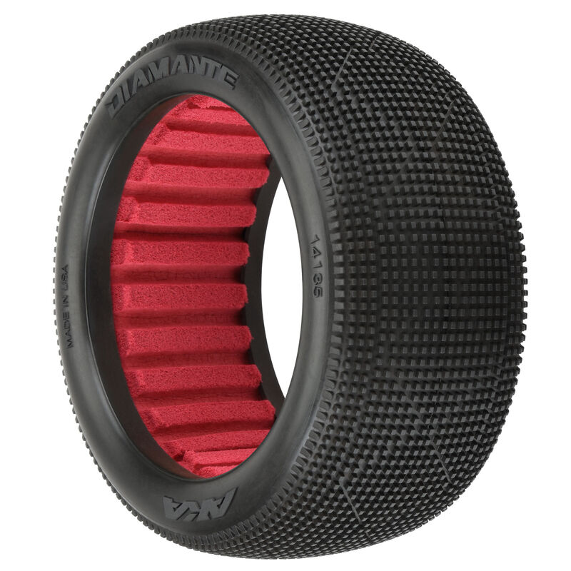 1/8 Diamante Soft Long Wear Front/Rear 4.0" Off-Road Truck Tires (2)