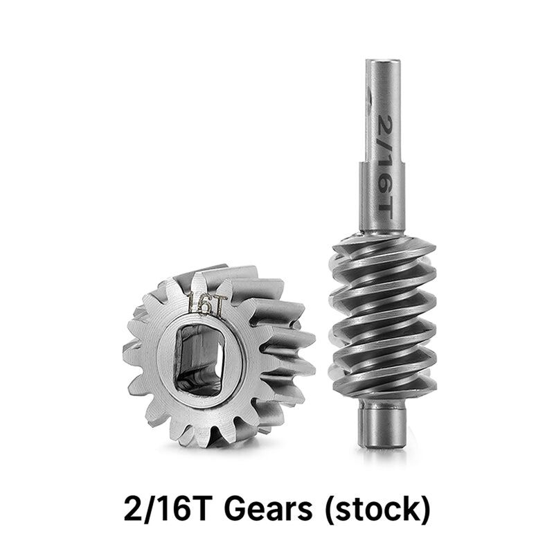INJORA Stainless Steel 3/16T Worm Gear Set, 1/30 Axial SCX30