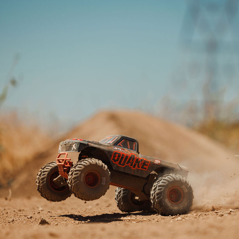 [���ܼ�] ARA3537T1 [ARRMA] 1/10 QUAKE 223S DSC 2WD RTR Brushless Monster Truck, Red