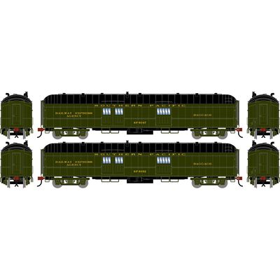 HO ATH 60' Pullman Common Standard Baggage Car, SP #6047/6052 (2) HO ATH 60' Pullman Common Standard Baggage Car, SP #6047/6052 (2)