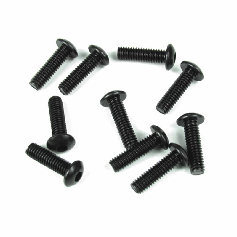 Button Head Screw M4x14mm Black (10)