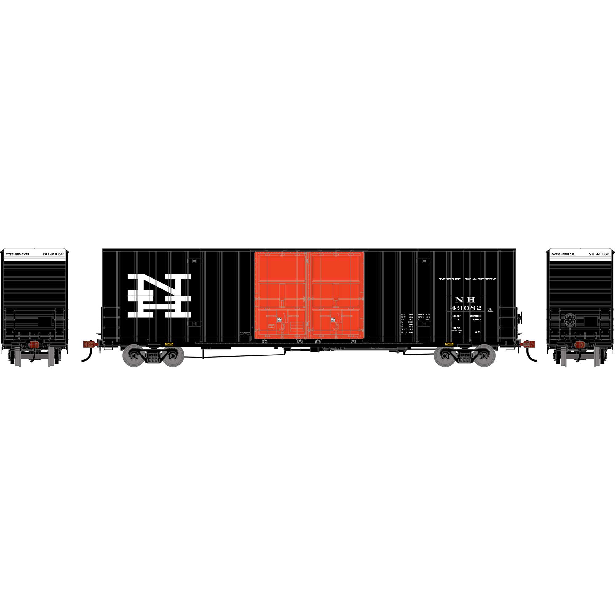 Athearn Athearn HO ATH 60' Gunderson High-Cube Double Door Box Car