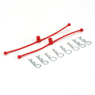Body Klip Retainers, Red (2) Body Klip Retainers, Red (2)