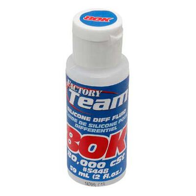 Factory Team Silicone Diff Fluid, 80,000 cSt 2oz Factory Team Silicone Diff Fluid, 80,000 cSt 2oz