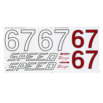 Decals Strega Mk2 GP EP .45-.55 ARF Decals Strega Mk2 GP EP .45-.55 ARF