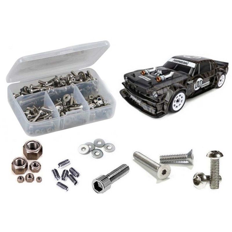 Stainless Steel Screw Kit, 1/10 Team Associated Apex2 Hoonicorn