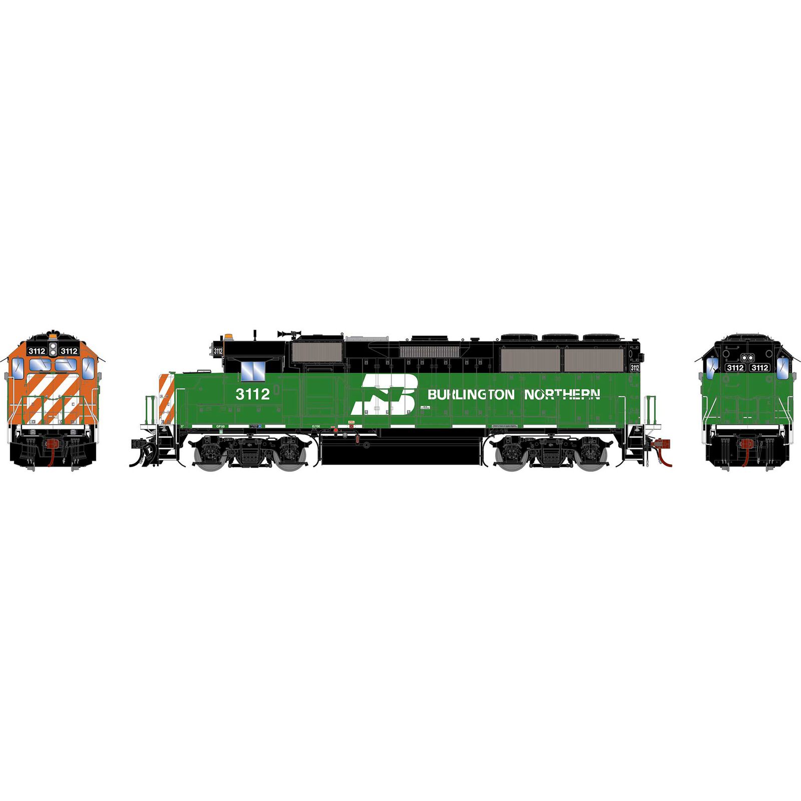 HO GP50 with DCC & Sound, BN #3112