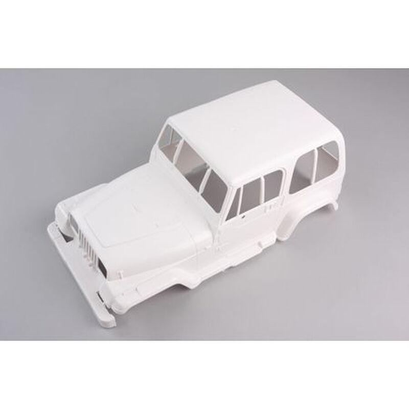 Tamiya 1/10 Jeep Clear Body, Unpainted: 58429/84071 Horizon Hobby