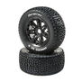 Dinero 1/5 SC Sport Mounted Black Tires 24mm (2)