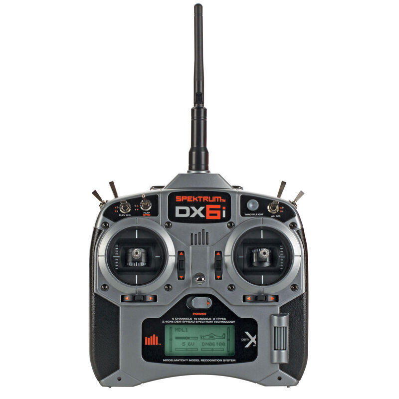 Spektrum DX6i 6-Channel DSMX® Transmitter with AR610 Receiver, Mode 2