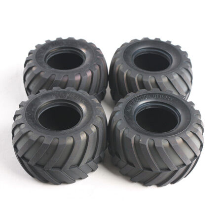 Tamiya 1/12 Front/Rear Tires (4): Lunchbox, Pumpkin | Horizon Hobby