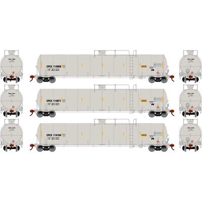 N GEN UTC 33K LPG Tank Car, CPCX #114056/114071/114104 (3) N GEN UTC 33K LPG Tank Car, CPCX #114056/114071/114104 (3)