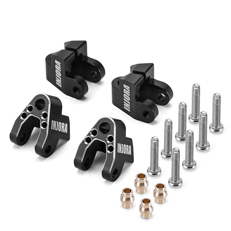 INJORA Aluminum Shock Mount Lift Kit, 1/18 Traxxas TRX-4M Defender/ Bronco