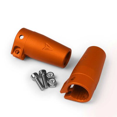 Clamping Lockouts, Orange Anodized: Axial Wraith / Yeti Clamping Lockouts, Orange Anodized: Axial Wraith / Yeti