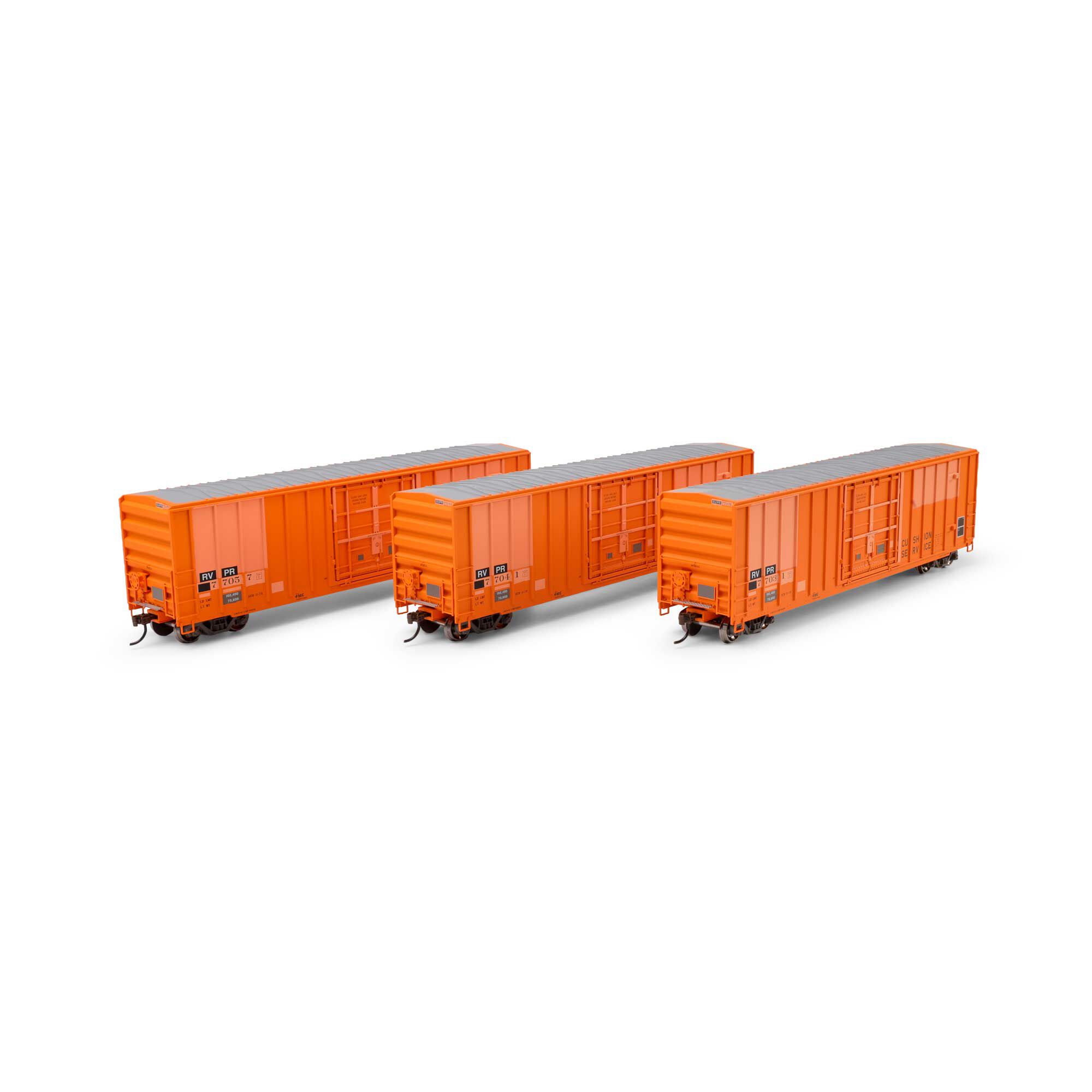 Athearn Athearn HO ATH 50' FMC 5327 12' Plug Door Box Car, Primed