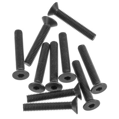 Hex Socket Flat Head M3x18mm, Black (10) Hex Socket Flat Head M3x18mm, Black (10)