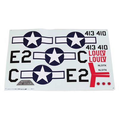 Decal Sheet: P-51D 1.5m Mustang Decal Sheet: P-51D 1.5m Mustang