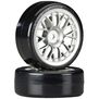 Metal Plated Mesh Wheels with Cmntd Sup Driftech Tires, 24mm (2)