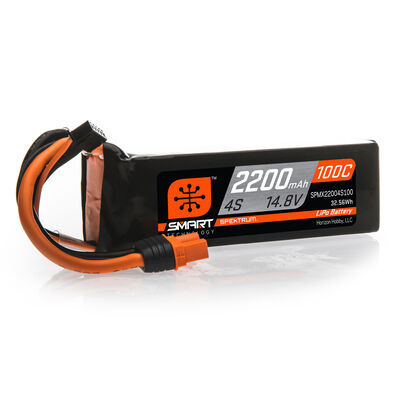 14.8V 2200mAh 4S 100C Smart LiPo Battery: IC3 14.8V 2200mAh 4S 100C Smart LiPo Battery: IC3