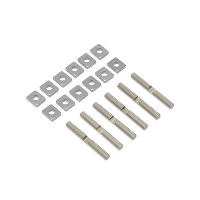 Cross Pins & Support Blocks, Aluminum: 5T, MINI WRC Cross Pins & Support Blocks, Aluminum: 5T, MINI WRC