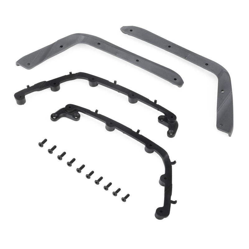 Axial Front Fenders, Gray, Jeep JT: SCX10 III MotoBilt