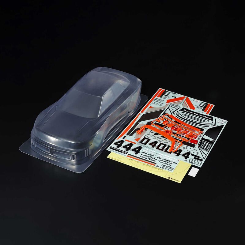 1/10 Audi 90 Quattro Racing Clear Body & Parts Set