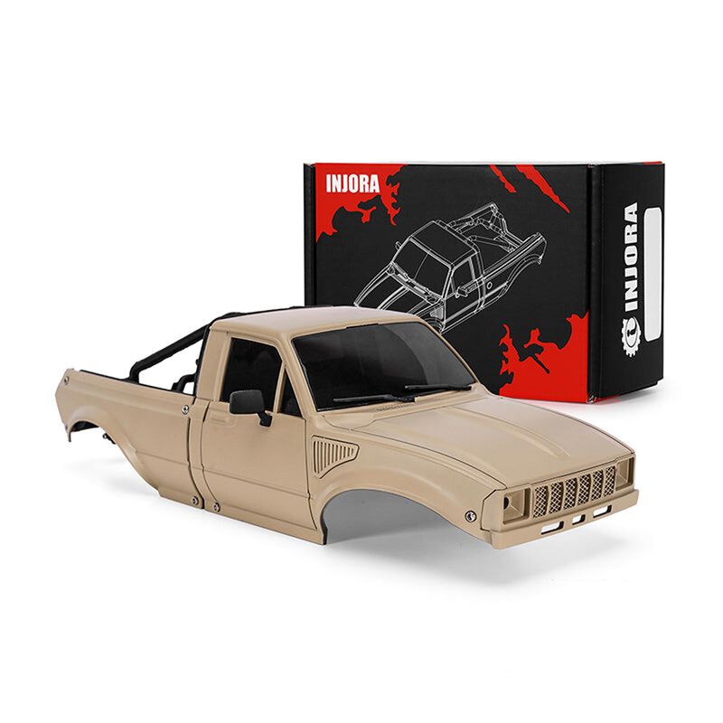 INJORA 1/24 IR60 Rock Crawler Hard Body, Yellow, 1/24 Axial SCX24