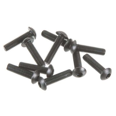 Hex Socket Button Head M3x12mm, Black (10) Hex Socket Button Head M3x12mm, Black (10)