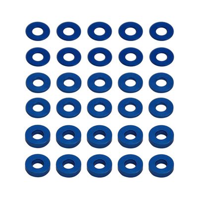 7.8x3mm Aluminum Bulkhead Washer (30) Blue 7.8x3mm Aluminum Bulkhead Washer (30) Blue