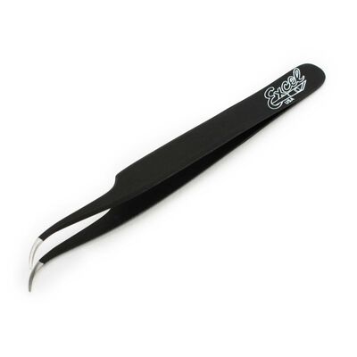 Slant Point Tweezers, Black Slant Point Tweezers, Black