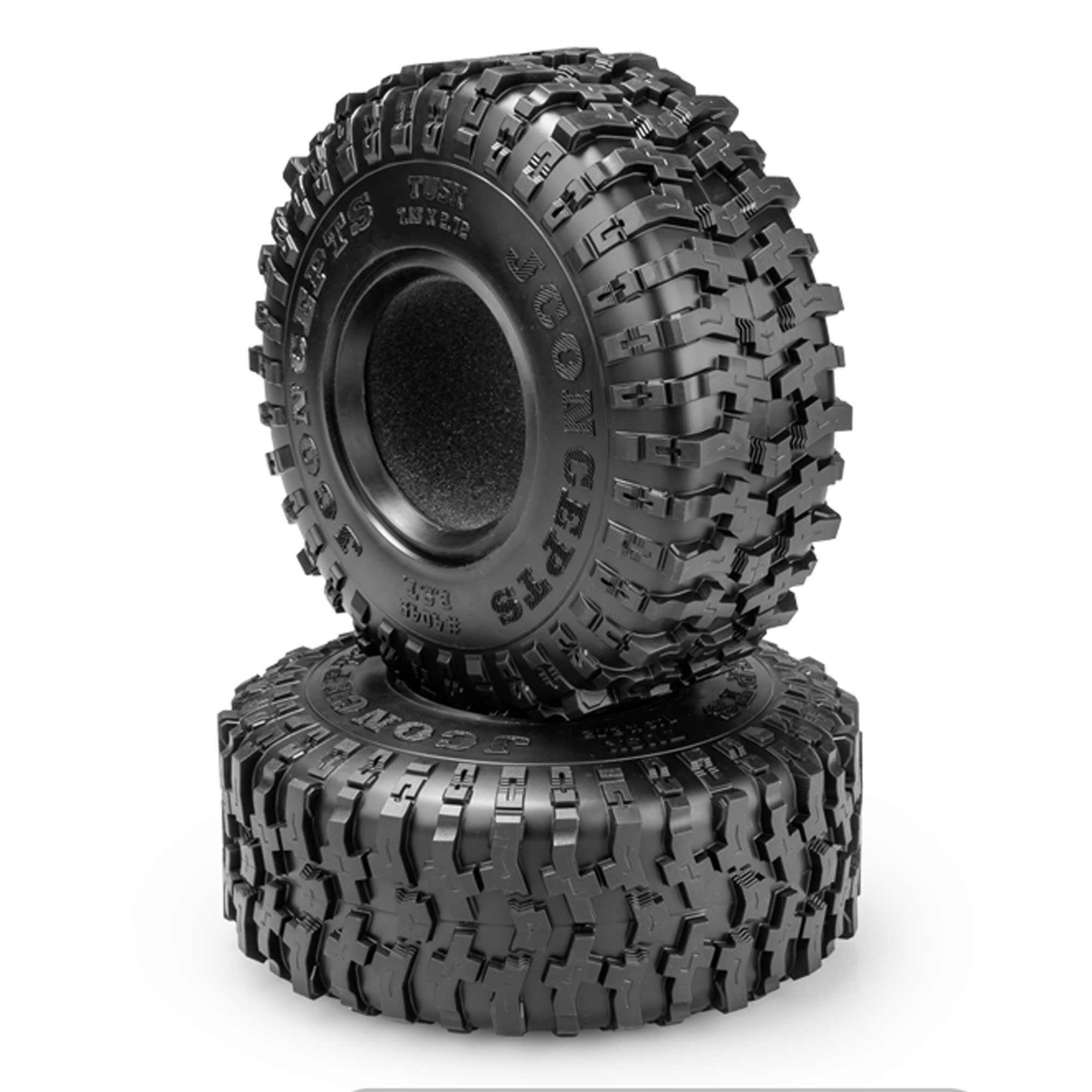JConcepts, Inc. 1/6 Tusk 2.9” Crawler Tires with Inserts, Green