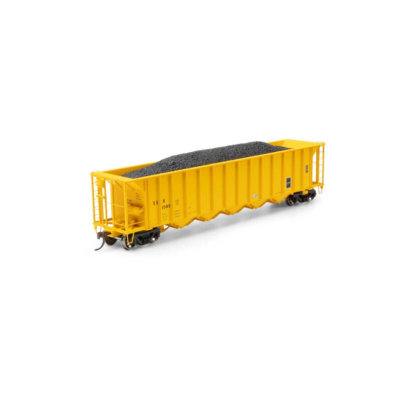 HO Ortner 5-Bay Rapid Discharge Hopper, SSIX #5085