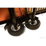 Alloy Flatbed Dual Axle Car Trailer, Orange: 1/10 RC