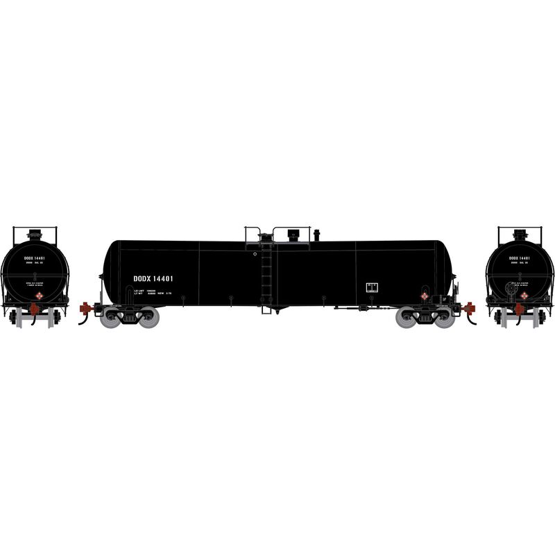 HO ATH 30K Ethanol Tank Car, DODX #14401 HO ATH 30K Ethanol Tank Car, DODX #14401