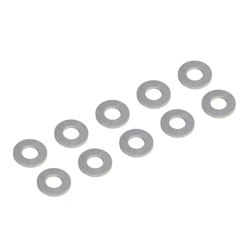 Losi Washer, 4.3mm x 9mm x 0.8mm, Steel (10)