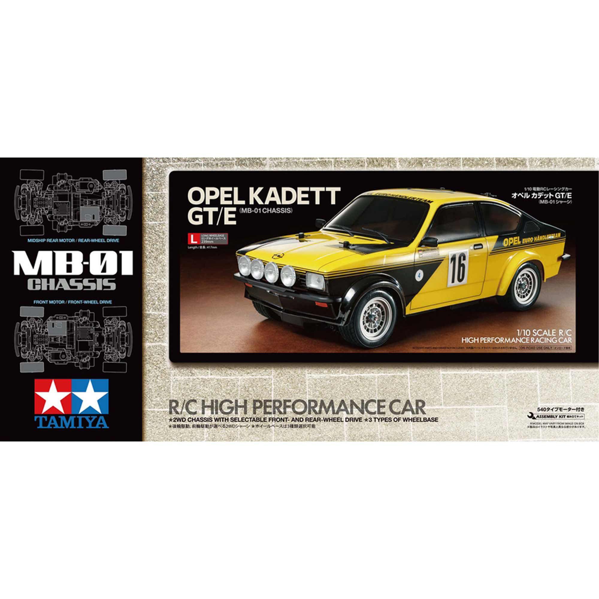 Tamiya Opel Kadett GTE M-01 RCカー　オペルカデット Tamiya RC Opel Kadett GT/E (MB-01) | Horizon Hobby