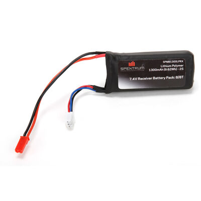 7.4V 1300mAh 2S 5C Li-Po Receiver Battery; JST-RCY 7.4V 1300mAh 2S 5C Li-Po Receiver Battery; JST-RCY