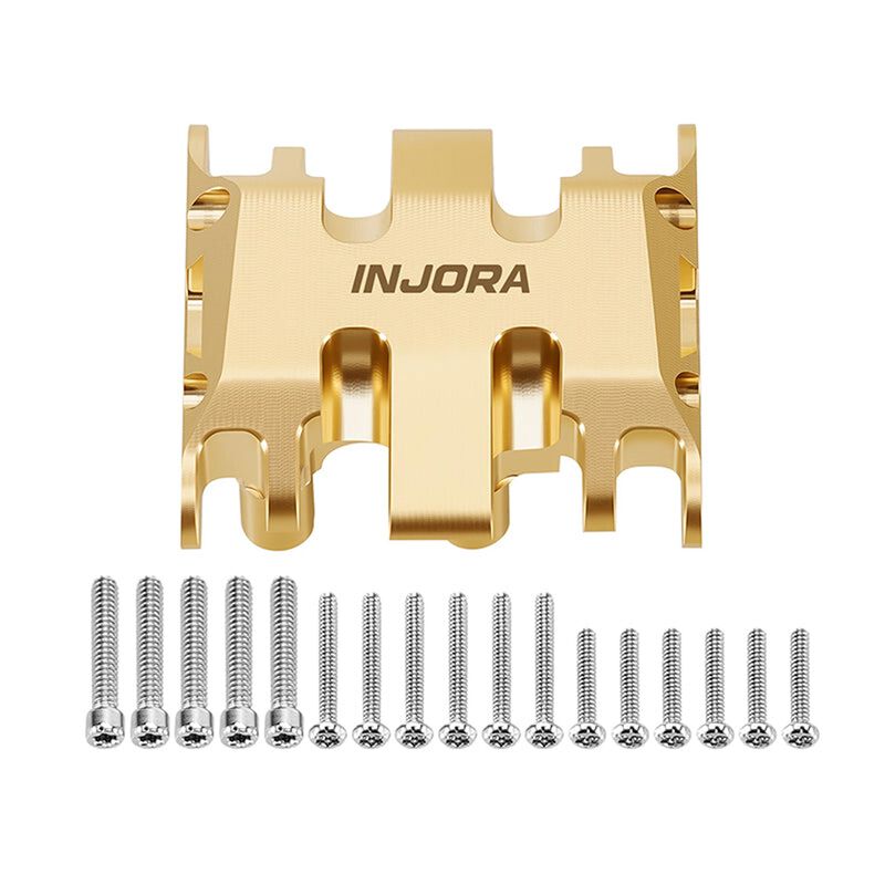 INJORA Brass Skid Plate, 1/30 Axial SCX30