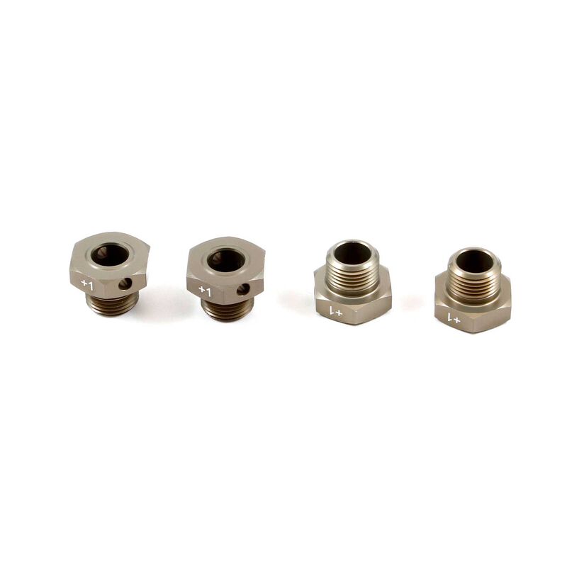 Losi Wheel Hexes, +1mm wider (4): 8B 3.0
